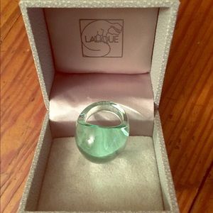 Lalique Gourmande Crystal Ring